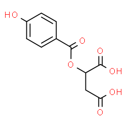 ChemSpider 2D Image | 2-[(4-Hydroxybenzoyl)oxy]succinic acid | C11H10O7