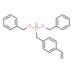 ChemSpider 2D Image | Dibenzyl (4-vinylbenzyl)phosphonate | C23H23O3P