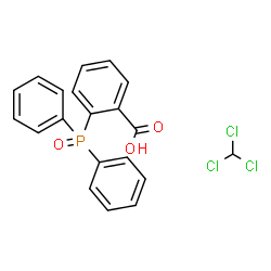 ChemSpider 2D Image | 2-(Diphenylphosphoryl)benzoic acid - chloroform (1:1) | C20H16Cl3O3P