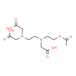 ChemSpider 2D Image | N-(2-Acetoxyethyl)-N-{2-[bis(carboxymethyl)amino]ethyl}glycine | C12H20N2O8