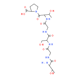 ChemSpider 2D Image | Threonylglycylserylglycylthreonylproline | C20H34N6O10