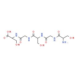 ChemSpider 2D Image | Serylglycylserylglycylserine | C13H23N5O9