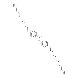 ChemSpider 2D Image | 4-(10-Undecen-1-yloxy)phenyl 4-(10-undecen-1-yloxy)benzoate | C35H50O4