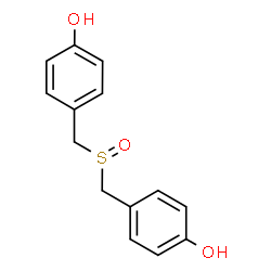 ChemSpider 2D Image | 4,4'-[Sulfinylbis(methylene)]diphenol | C14H14O3S