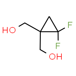 ChemSpider 2D Image | (2,2-Difluoro-1,1-cyclopropanediyl)dimethanol | C5H8F2O2