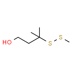 ChemSpider 2D Image | 3-Methyl-3-(methyldisulfanyl)-1-butanol | C6H14OS2
