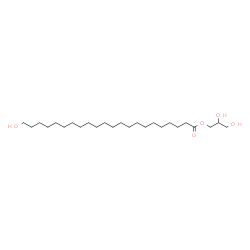 ChemSpider 2D Image | 2,3-Dihydroxypropyl 22-hydroxydocosanoate | C25H50O5