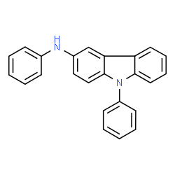 ChemSpider 2D Image | N,9-Diphenyl-9H-carbazol-3-amine | C24H18N2