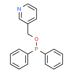 ChemSpider 2D Image | 3-Pyridinylmethyl diphenylphosphinite | C18H16NOP