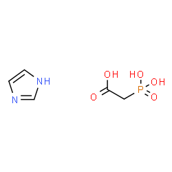 ChemSpider 2D Image | Phosphonoacetic acid - 1H-imidazole (1:1) | C5H9N2O5P