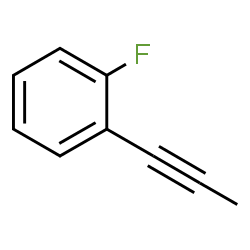ChemSpider 2D Image | 1-Fluoro-2-(1-propyn-1-yl)benzene | C9H7F