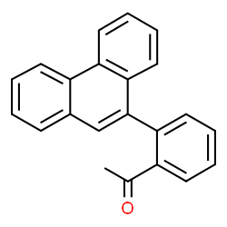 ChemSpider 2D Image | 1-[2-(9-Phenanthryl)phenyl]ethanone | C22H16O