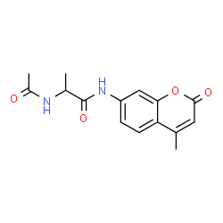ChemSpider 2D Image | N~2~-Acetyl-N-(4-methyl-2-oxo-2H-chromen-7-yl)alaninamide | C15H16N2O4