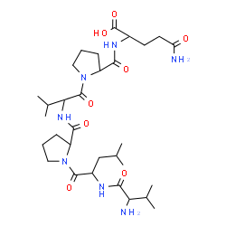 ChemSpider 2D Image | Valylleucylprolylvalylprolylglutamine | C31H53N7O8