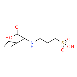 ChemSpider 2D Image | N-(3-Sulfopropyl)isoleucine | C9H19NO5S