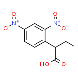 ChemSpider 2D Image | 2-(2,4-Dinitrophenyl)butanoic acid | C10H10N2O6