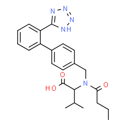 ChemSpider 2D Image | DESPENTANOYL BUTANOYL VALSARTAN | C23H27N5O3