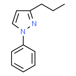 ChemSpider 2D Image | 1-Phenyl-3-propyl-1H-pyrazole | C12H14N2