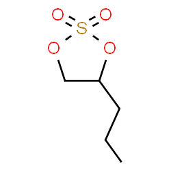 ChemSpider 2D Image | 4-Propyl-1,3,2-dioxathiolane 2,2-dioxide | C5H10O4S
