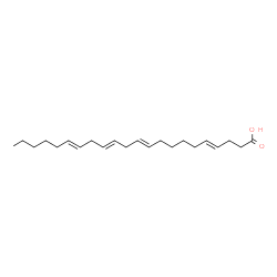 ChemSpider 2D Image | (4E,10E,13E,16E)-4,10,13,16-Docosatetraenoic acid | C22H36O2