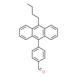 ChemSpider 2D Image | 4-(10-Butyl-9-anthryl)benzaldehyde | C25H22O