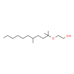 ChemSpider 2D Image | 2-[(2,5-Dimethyl-2-undecanyl)oxy]ethanol | C15H32O2
