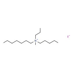 ChemSpider 2D Image | N-Methyl-N-pentyl-N-propyl-1-heptanaminium iodide | C16H36IN
