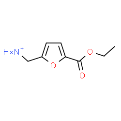 ChemSpider 2D Image | [5-(Ethoxycarbonyl)-2-furyl]methanaminium | C8H12NO3