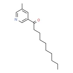 ChemSpider 2D Image | 1-(5-Methyl-3-pyridinyl)-1-decanone | C16H25NO