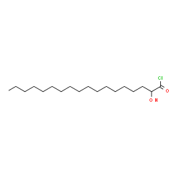 ChemSpider 2D Image | 2-Hydroxyoctadecanoyl chloride | C18H35ClO2