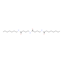 ChemSpider 2D Image | N-(4-{[4-(Heptylamino)-4-oxobutyl]amino}-4-oxobutyl)octanamide | C23H45N3O3