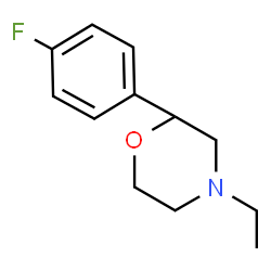 ChemSpider 2D Image | 4-Ethyl-2-(4-fluorophenyl)morpholine | C12H16FNO