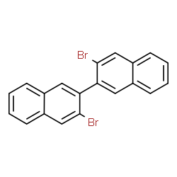 ChemSpider 2D Image | 3,3'-Dibromo-2,2'-binaphthalene | C20H12Br2