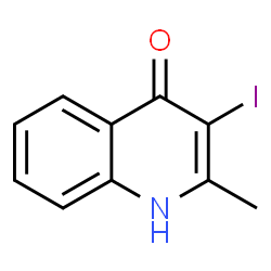ChemSpider 2D Image | 3-Iodo-2-methyl-4-quinolinol | C10H8INO