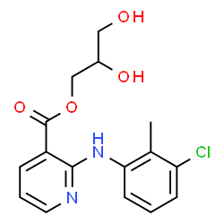 ChemSpider 2D Image | Clonixeril | C16H17ClN2O4