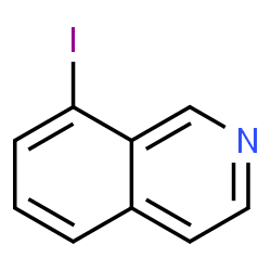 ChemSpider 2D Image | 8-Iodoisoquinoline | C9H6IN