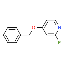ChemSpider 2D Image | 4-(Benzyloxy)-2-fluoropyridine | C12H10FNO