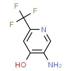 ChemSpider 2D Image | 5-Amino-2-(trifluoromethyl)-4-pyridinol | C6H5F3N2O