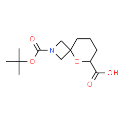 ChemSpider 2D Image | 2-Boc-5-oxa-2-aza-spiro-[3.5]nonane-6-carboxylic acid | C13H21NO5