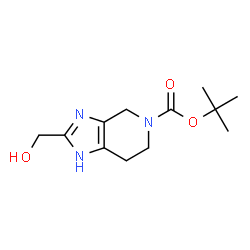 ChemSpider 2D Image | tert-Butyl 2-(hydroxymethyl)-6,7-dihydro-1H-imidazo[4,5-c]pyridine-5(4H)-carboxylate | C12H19N3O3