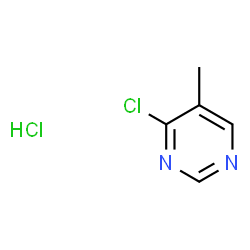 ChemSpider 2D Image | 4-Chloro-5-methylpyrimidine hydrochloride | C5H6Cl2N2