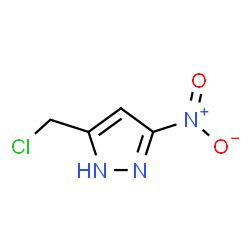 ChemSpider 2D Image | 3-(chloromethyl)-5-nitro-1H-Pyrazole | C4H4ClN3O2