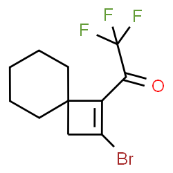 ChemSpider 2D Image | 1-(2-Bromospiro[3.5]non-1-en-1-yl)-2,2,2-trifluoroethanone | C11H12BrF3O