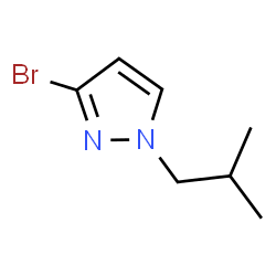 ChemSpider 2D Image | 3-Bromo-1-isobutyl-1H-pyrazole | C7H11BrN2