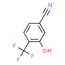 ChemSpider 2D Image | 3-Hydroxy-4-(trifluoromethyl)benzonitrile | C8H4F3NO