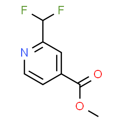 ChemSpider 2D Image | Methyl 2-(difluoromethyl)isonicotinate | C8H7F2NO2