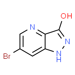 ChemSpider 2D Image | 6-Bromo-1,2-dihydro-3H-pyrazolo[4,3-b]pyridin-3-one | C6H4BrN3O