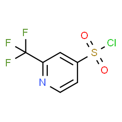 ChemSpider 2D Image | 2-(Trifluoromethyl)-4-pyridinesulfonyl chloride | C6H3ClF3NO2S