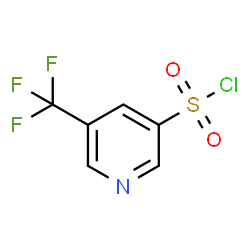 ChemSpider 2D Image | 5-(Trifluoromethyl)-3-pyridinesulfonyl chloride | C6H3ClF3NO2S