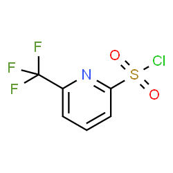 ChemSpider 2D Image | 6-(Trifluoromethyl)-2-pyridinesulfonyl chloride | C6H3ClF3NO2S